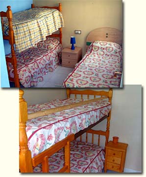 second and third bedrooms